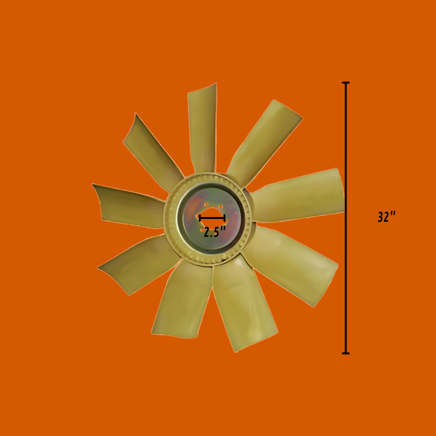 Ventilador o Aspas para Tractocamión de 32" - 30" - 28" (Plato Embutido Hacia Adentro Ojo De Venado).