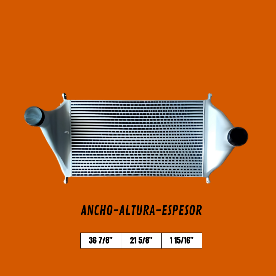 Postenfriador (Intercooler) FL 112 / M2 Acostado Tomas Cruzadas.