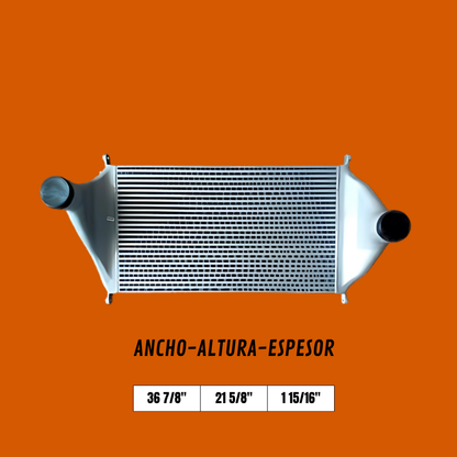 Postenfriador (Intercooler) FL 112 / M2 Acostado Tomas Cruzadas.