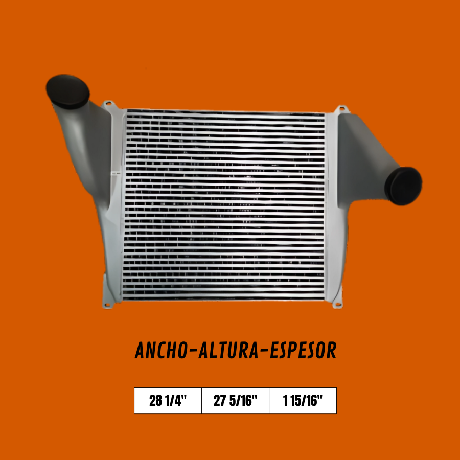 Postenfriador (Intercooler) Kenworth T-600 / T-800 / W-900 1982-2015 Tomas Disparejas.