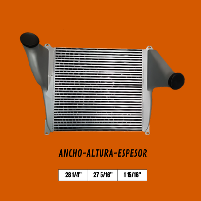 Postenfriador (Intercooler) Kenworth T-600 / T-800 / W-900 1982-2015 Tomas Disparejas.