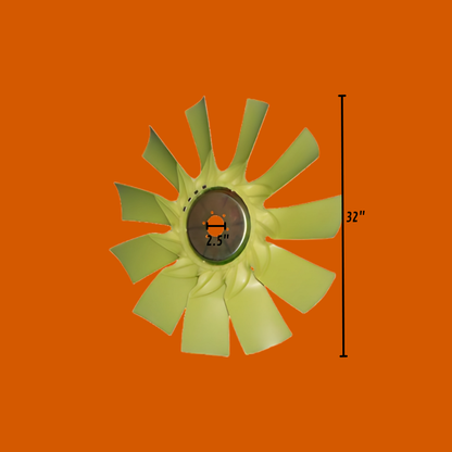 Ventilador o Aspas para Tractocamión de 32" - 30" - 28" (Plato Embutido Hacia Afuera).